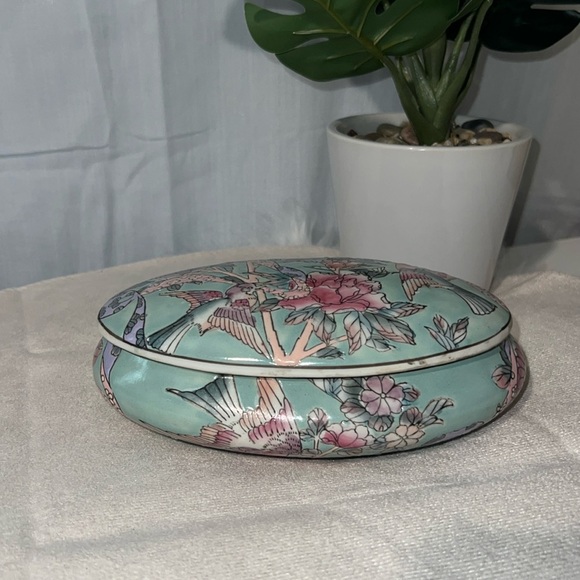 Other - Vintage Chinese Porcelain Jewelry Box